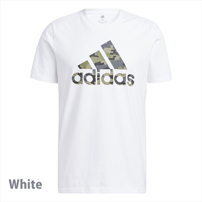 adidas アディダス スポーツTシャツ TEE ad22 迷彩ロゴ コットン