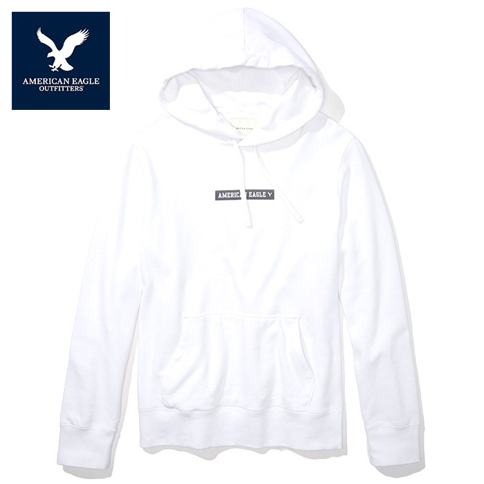 American Eagle AE アメリカンイーグル パーカー ボックスロゴ