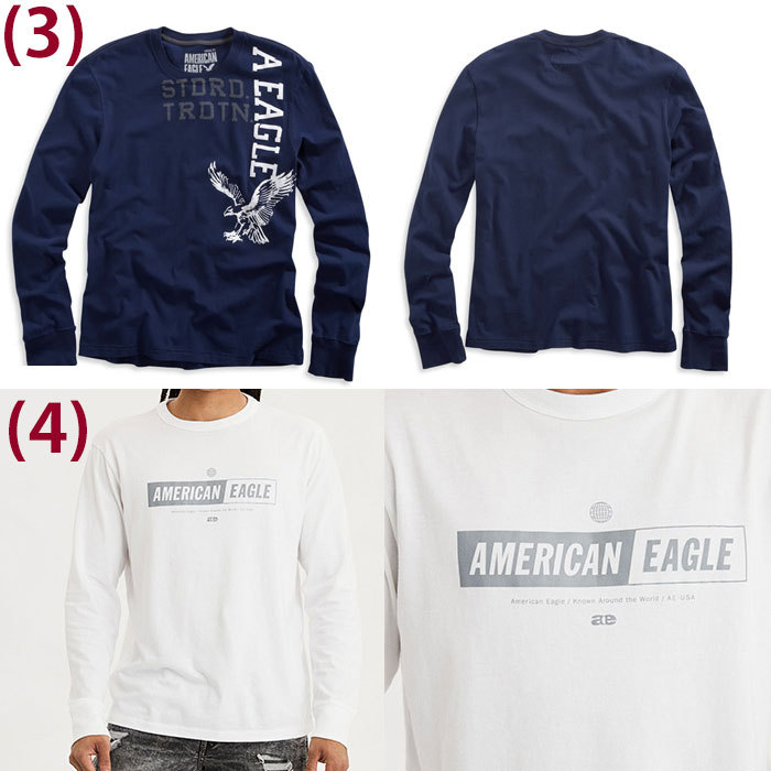 American Eagle・アメリカンイーグル メンズ ロンT 長袖 ロングTシャツ