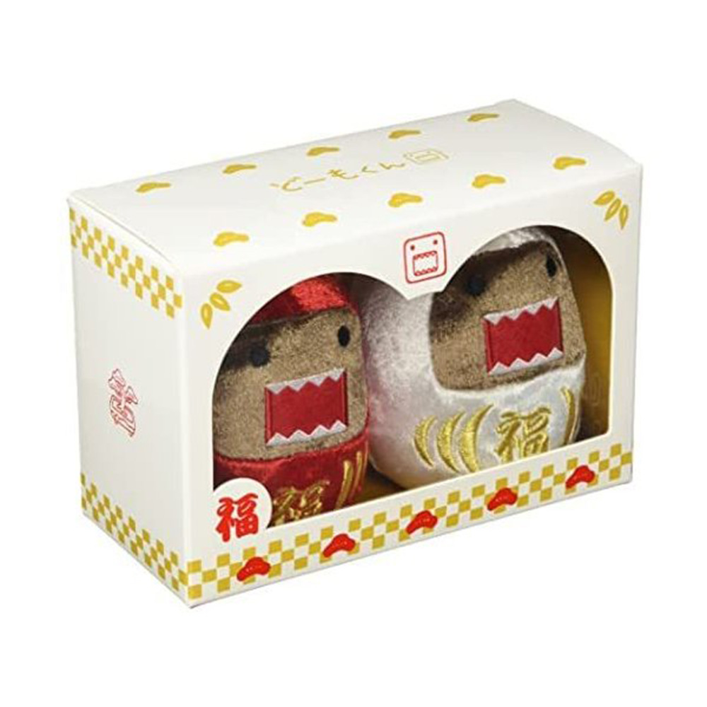 どーもくん 紅白だるまセット ぬいぐるみ Sekiguchi NHK公式 domo02