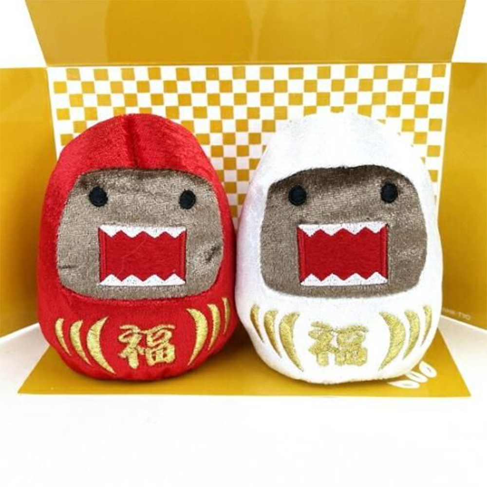 どーもくん 紅白だるまセット ぬいぐるみ Sekiguchi NHK公式 domo02