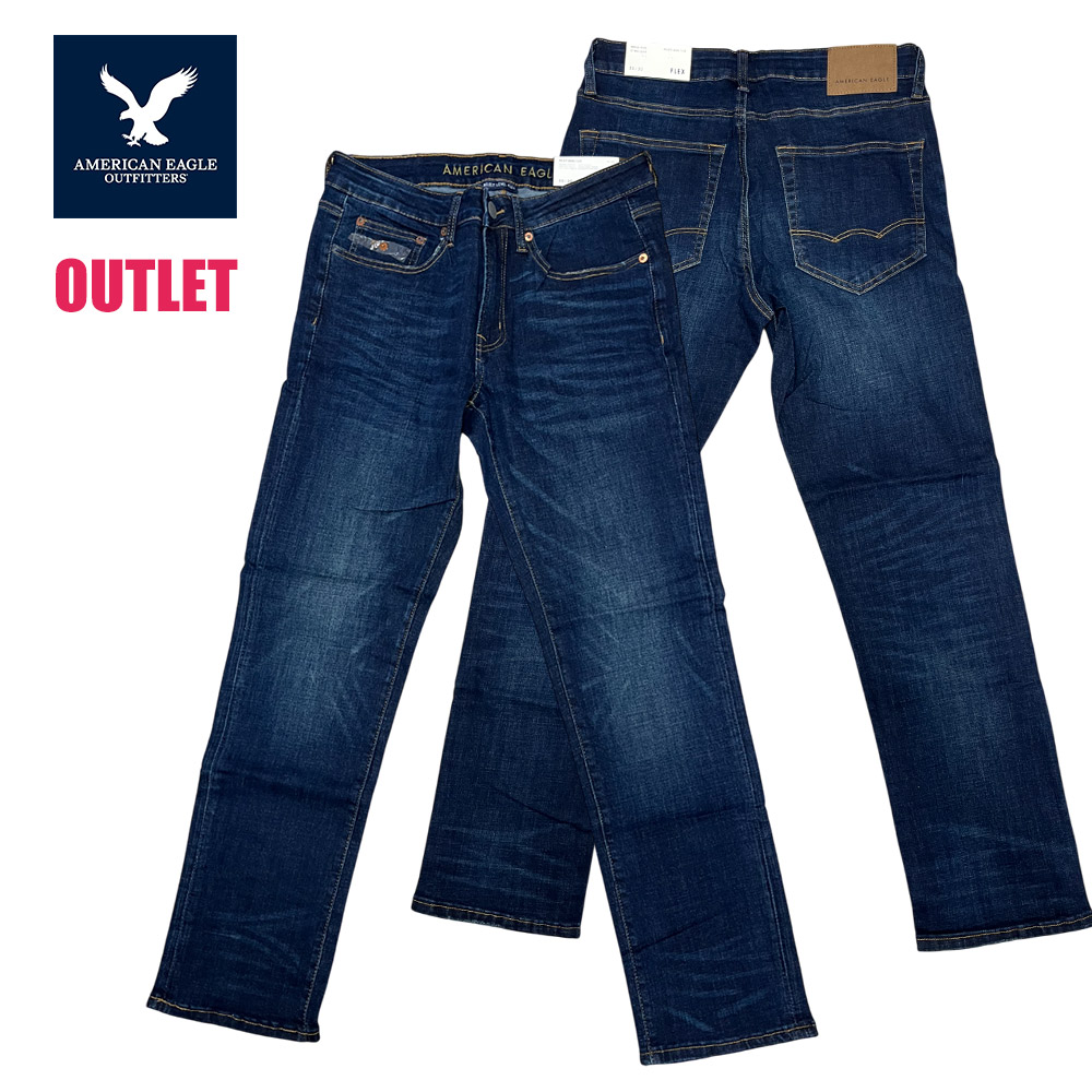 訳あり OUTLET アメリカンイーグルAmericanEagle ストレートジーンズ 訳あり OUTLET アメリカンイーグルAmericanEagle ストレートジーンズ