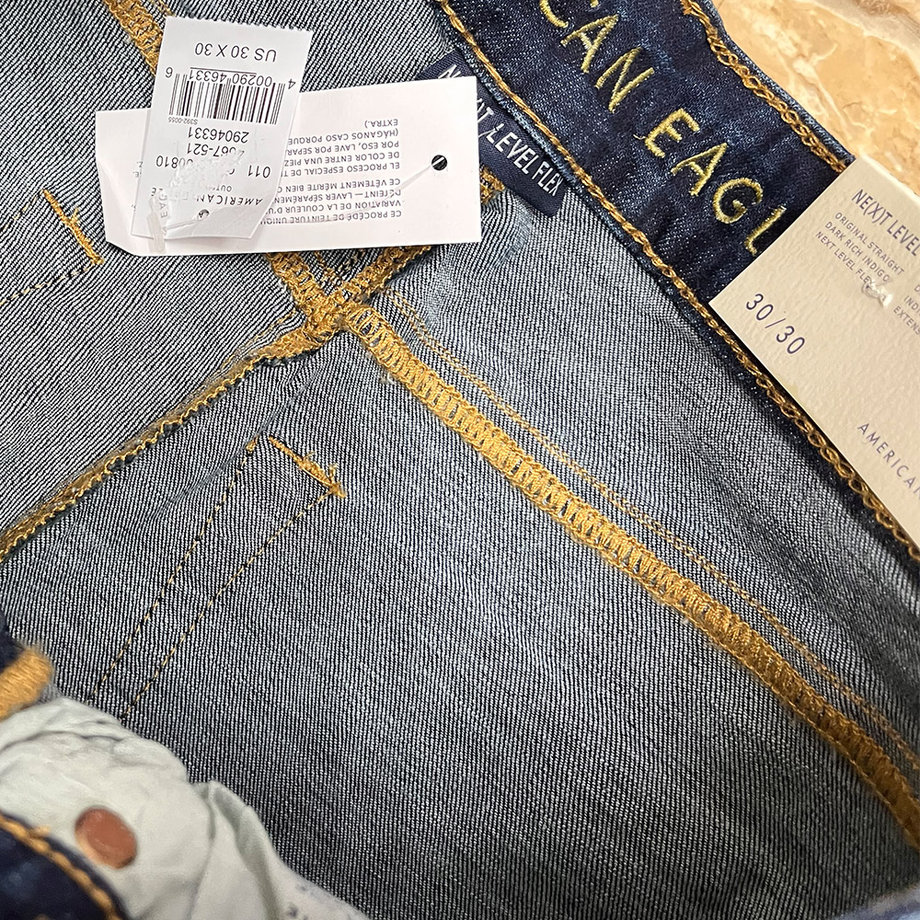 訳あり OUTLET アメリカンイーグルAmericanEagle ストレートジーンズ