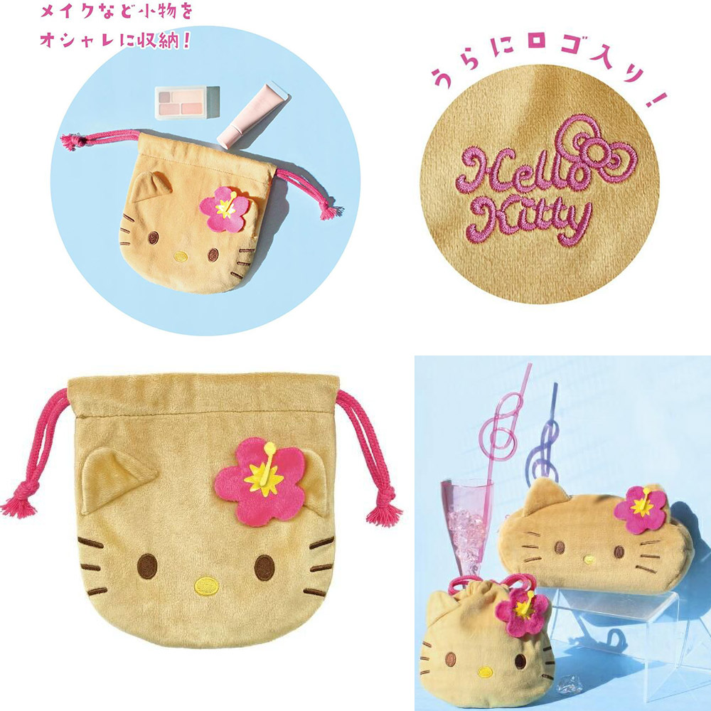サンリオ 日焼けキティ ハローキティ T'S FACTORY 巾着 サンリオ