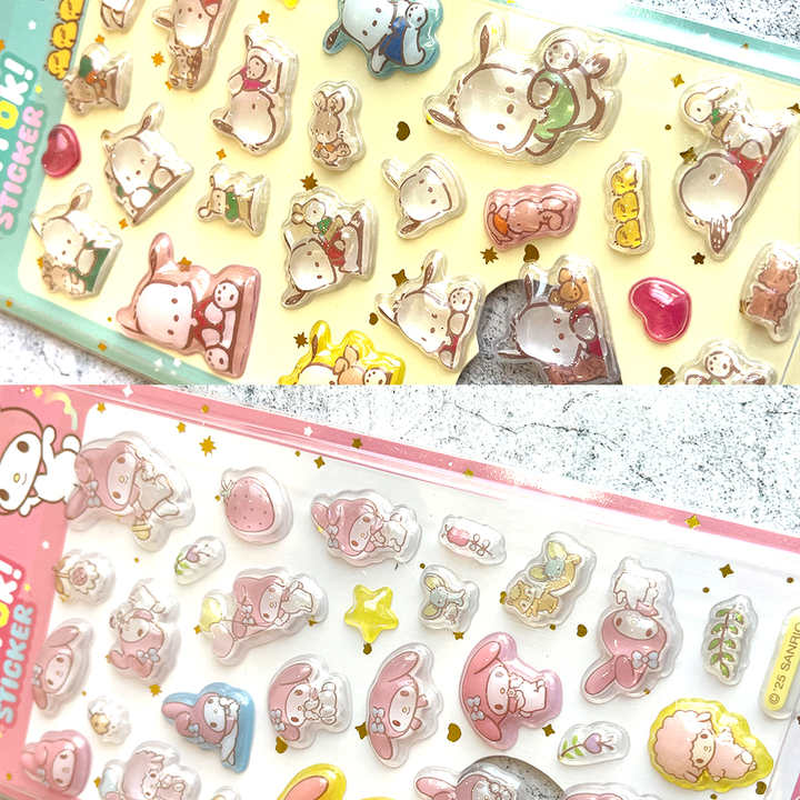 サンリオ ぷくぷくシール 韓国限定 正規品 立体シール 3DシールTokTok