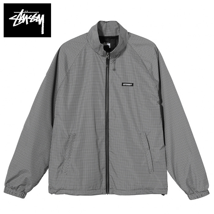 STUSSY ステューシー Houndstooth Track ( stussy JKT 千鳥格子柄 STUSSY ステューシー Houndstooth Track ( stussy JKT 千鳥格子柄
