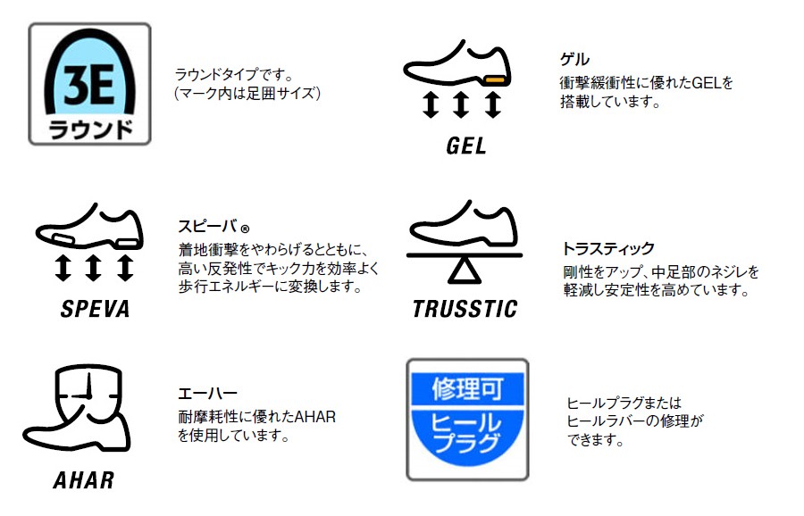 ASICS WALKING アシックス ランウォーク メンズ ビジネス