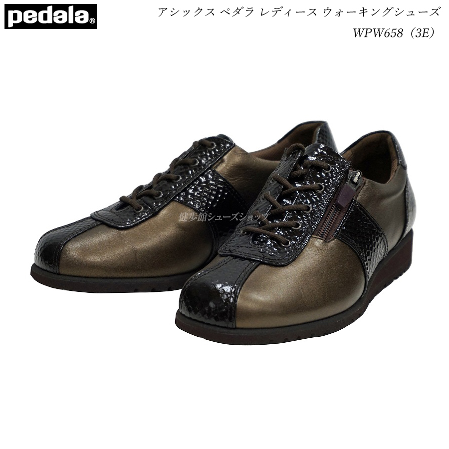 【美品】ASICS ペダラ レディース 24.5 ブラウン 3E 美品】ASICS ペダラ レディース 24.5 ブラウン 3E - メルカリ