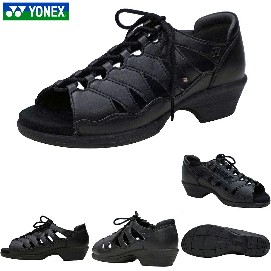 YONEX パワークッション シューズ ブラック YONEX ウォーキングシューズ ヨネックス パワークッション SHW