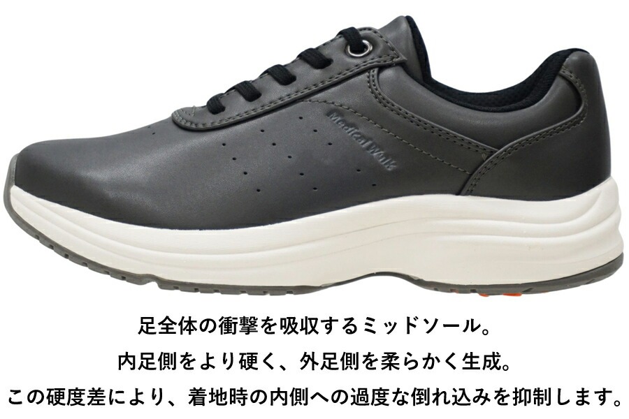未使用　ASAHI メディカルウォーク　kv3003 ホワイト ASAHI Medical Walk アサヒ メディカルウォーク レディース 靴