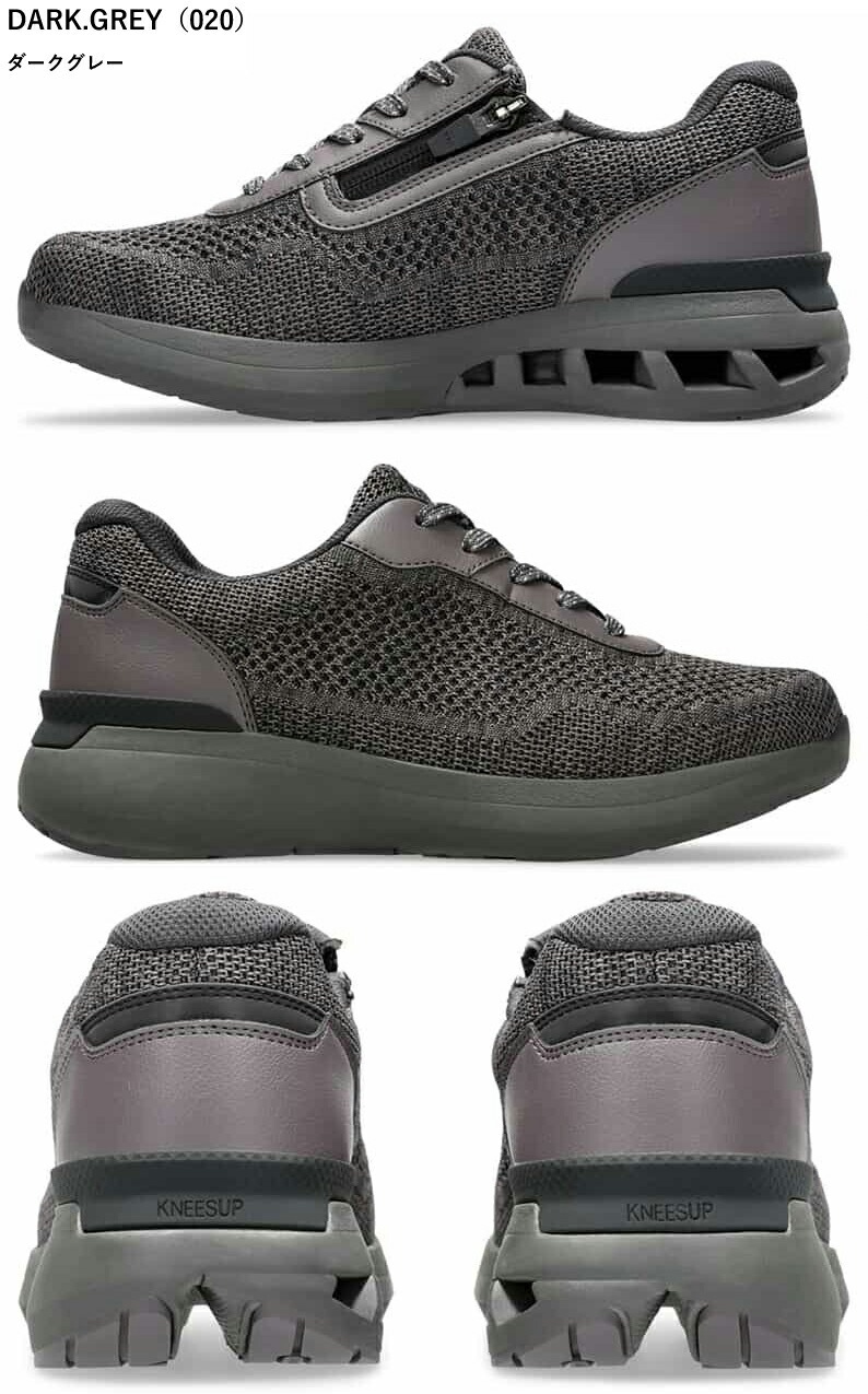 アシックス asics  ニーズアップ KNEESUP W022 1242A022 レディース ウォーキング シューズ スニーカー 紐タイプ ファスナー付 5E相当 アシックス商事の画像