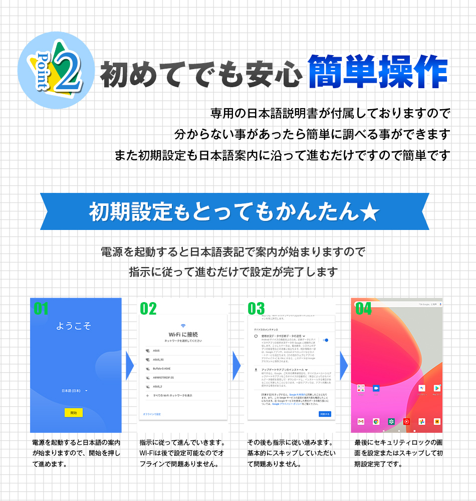 タブレット はじめて 初心者 セット