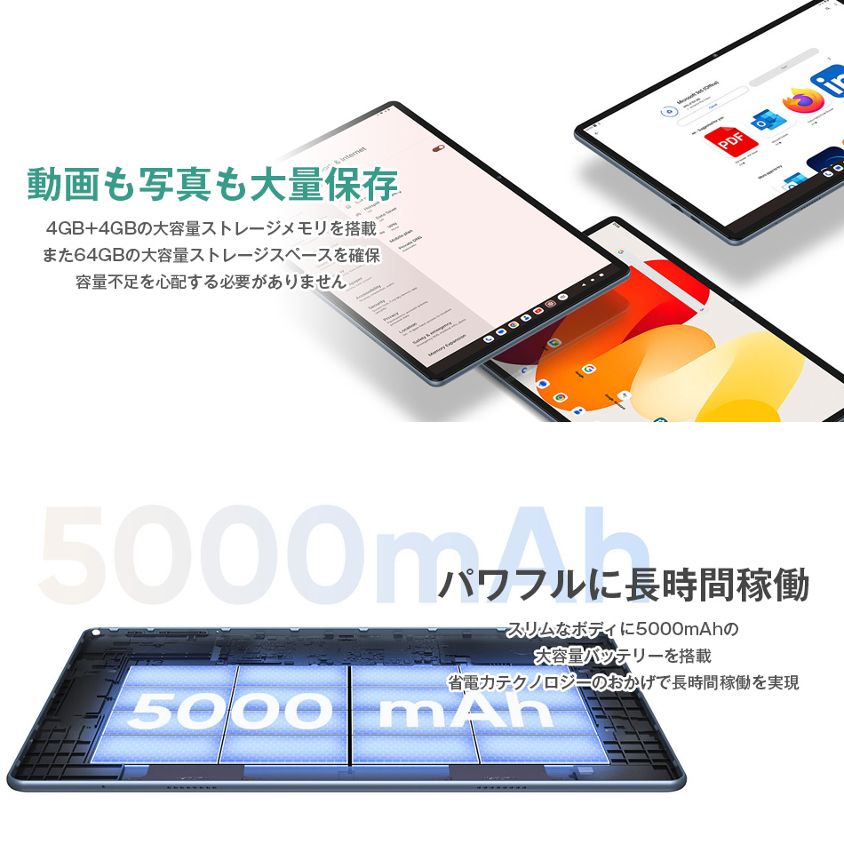 タブレットPC 本体 10インチ NPad Y1 メモリ8GB 64GB wi-fi android 13 人気 おすすめ タブレット端末 大画面  プレゼント youtube プレゼント : at61570 : GoGo通販 - 通販 - Yahoo!ショッピング