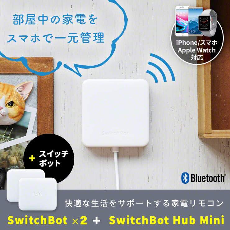 SwitchBot Hub Mini スイッチボット 2個セット アレクサ 対応 スイッチ