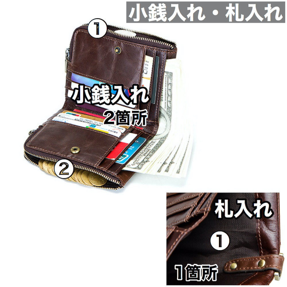 財布 メンズ 二つ折り 本革 レザー コンパクト ブランド プレゼント 牛革 おしゃれ ギフト 小さい 送料無料 L字ファスナー サイフ  :humerpa-g-wal-004:REAPRO(リアプロ) - 通販 - Yahoo!ショッピング