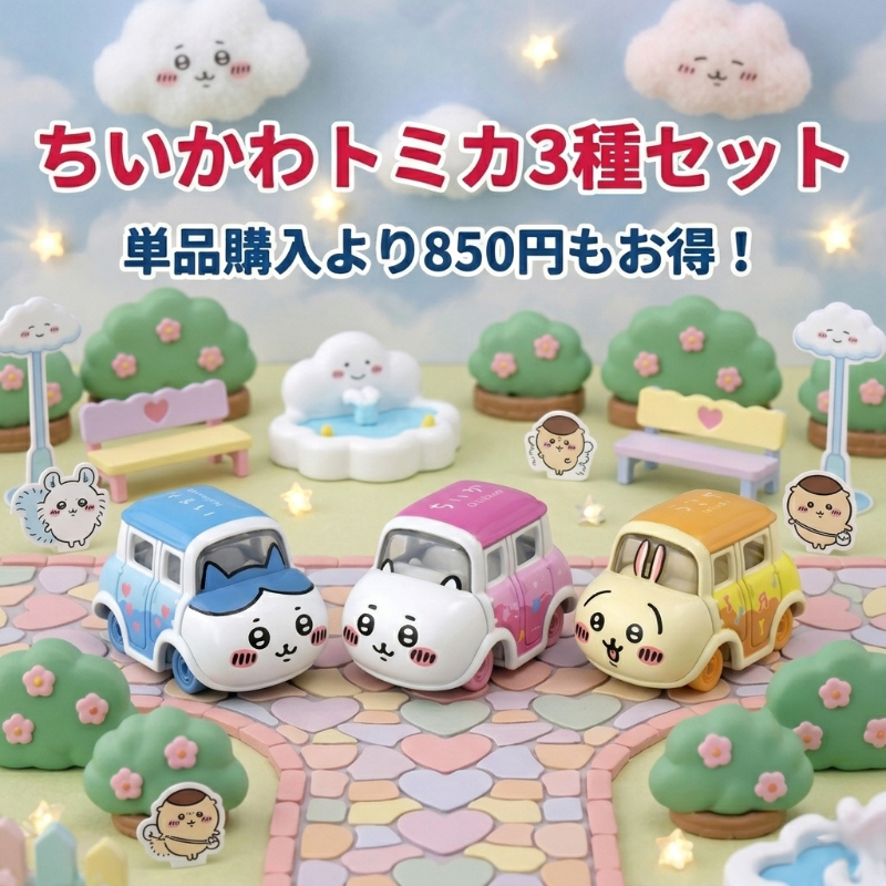 ドリームトミカ SP ちいかわ ハチワレ うさぎ 3種セット タカラトミー