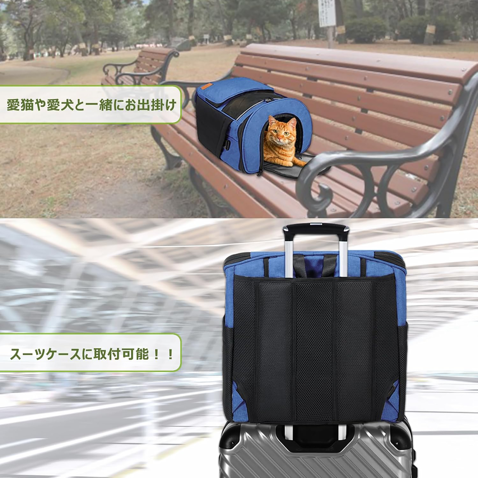 Holywish ペットリュック ペットキャリーバッグ ペットバッグ