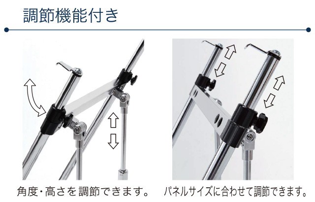 専用 大型 パネルスタンド キャスター付き 楽天市場】パネルスタンド 両面 キャスター付き イーゼル VS-62