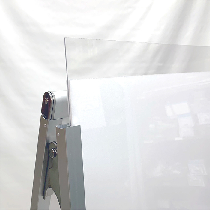 屋内用両面ポスタースタンド、アクリル部分