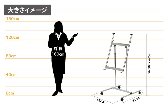 女性とのサイズ比較
