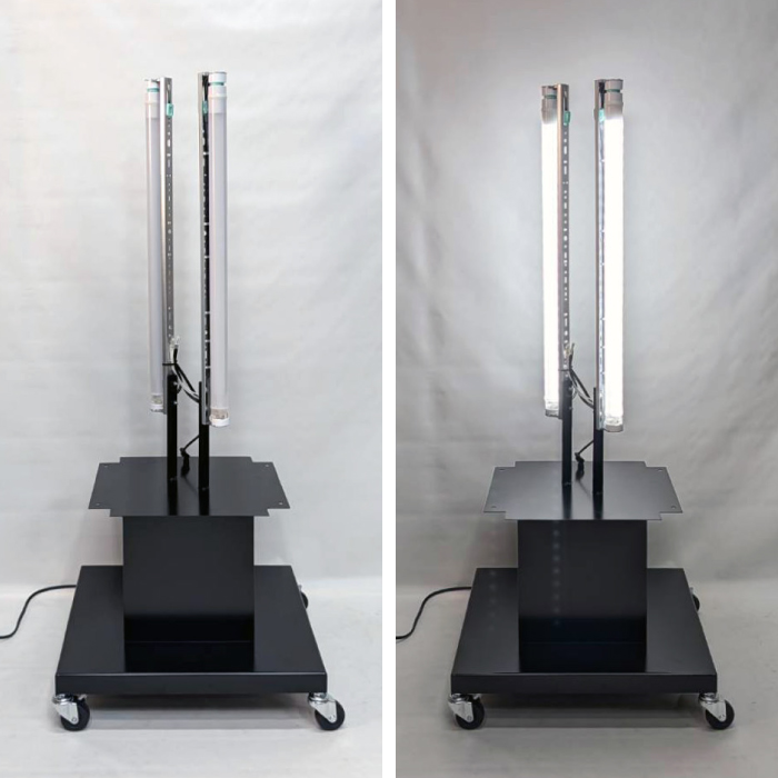 和風4面電飾スタンド看板（文字貼り含む） 電飾看板 立て看板 和風