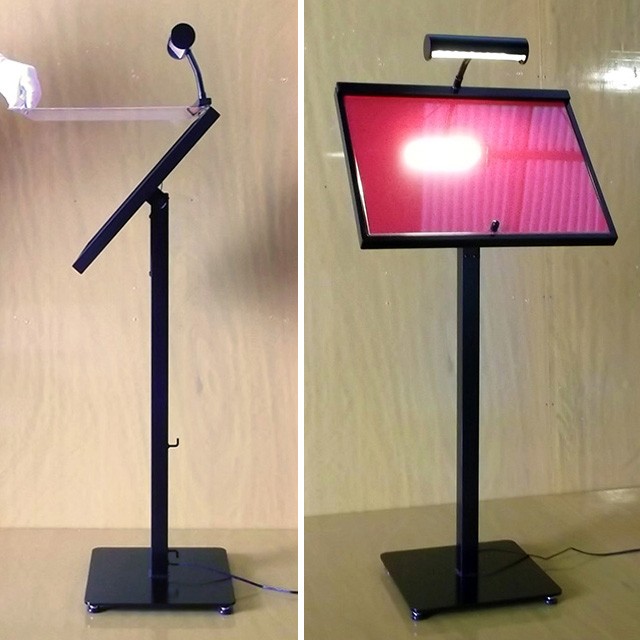 LEDライト付きメニュースタンド（挟み込み型） メニュー置き 飲食店