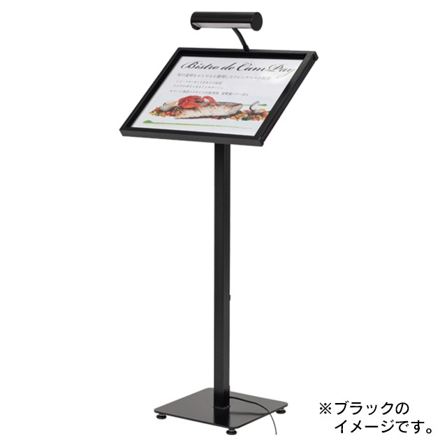 LEDライト付きメニュースタンド（A3） メニュー置き 飲食業看板