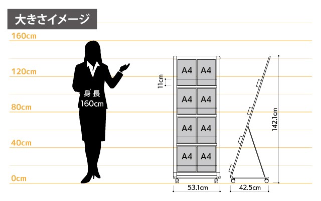 パンフレットスタンド イトーキ 3列9段 幅80cm 自社便 開梱 設置付