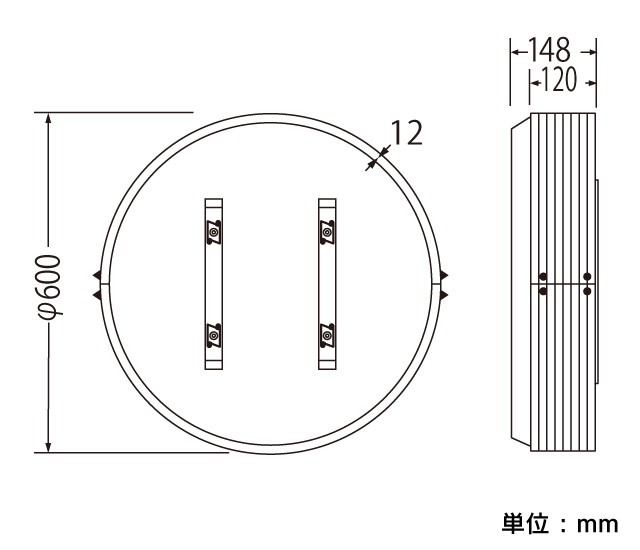 壁面用丸型LED看板 M（デザイン・貼り加工込み） 壁用看板 店舗用看板 丸型看板 電飾看板 片面看板 照明入り看板 : s-1331-led-kabe  : 看板ショッピングセンター - 通販 - Yahoo!ショッピング