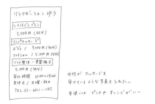看板面デザイン作例1