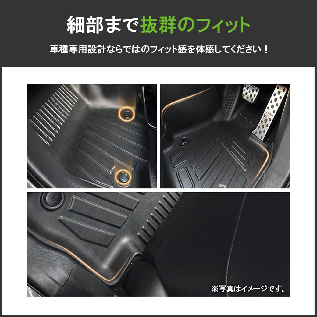 トヨタ適合 新型 ハリアー 80系 フロアマット 品質保証 PUレザー