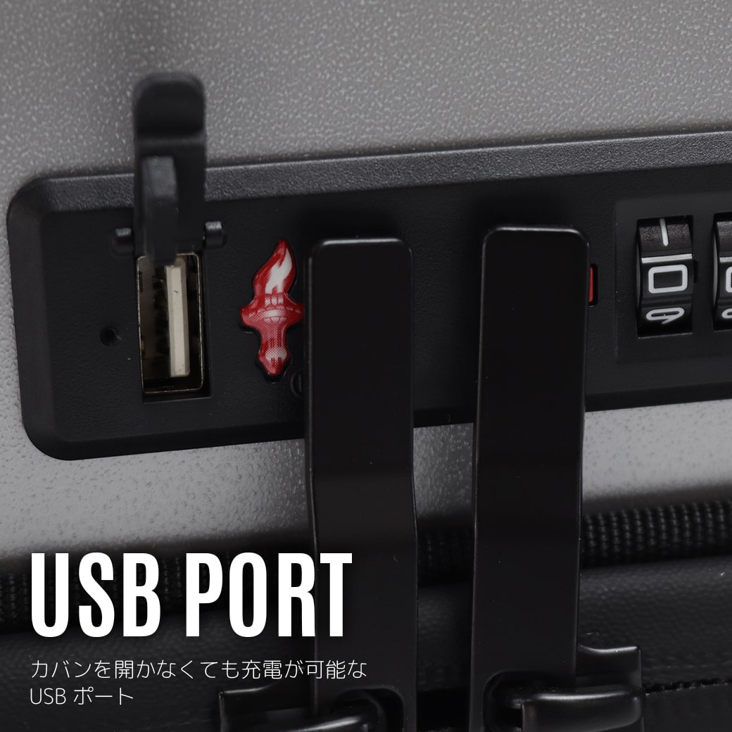 ハードシェル バックパック ショルダー USB 充電 TSAロック 海外旅行