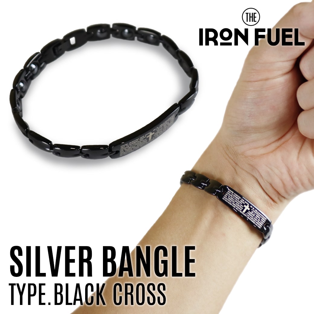 バングル シルバー ブラッククロス｜SILVER BANGLE TYPE.BLACK CROSS
