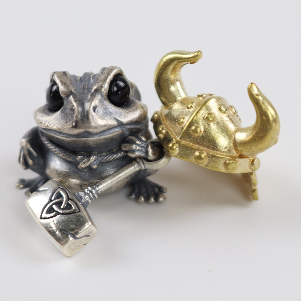 カエル ペンダントヘッド ペンダントヘッド フロッグ｜METAL PENDANT HEAD TYPE.FROG