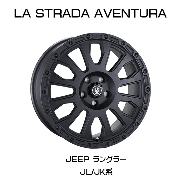 ジープ、ラングラー等 ラストラーダアヴェンチュラ18インチスタッドレスタイヤ付き ホイール4本セット』LA STRADA AVENTURA 18×7.5J 5H/127 JEEP