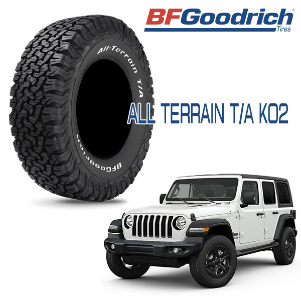 265/70R17 JEEP WRANGLER ジープ ラングラー JL JK 他 BF GoodRich グッドリッチ ALL TERRAIN  T/A KO2 オールテレーン 4本セット オンロード オフロード : bfat-2657017-jljk : 6DEGREES-ONLINE -  通販 - Yahoo!ショッピング