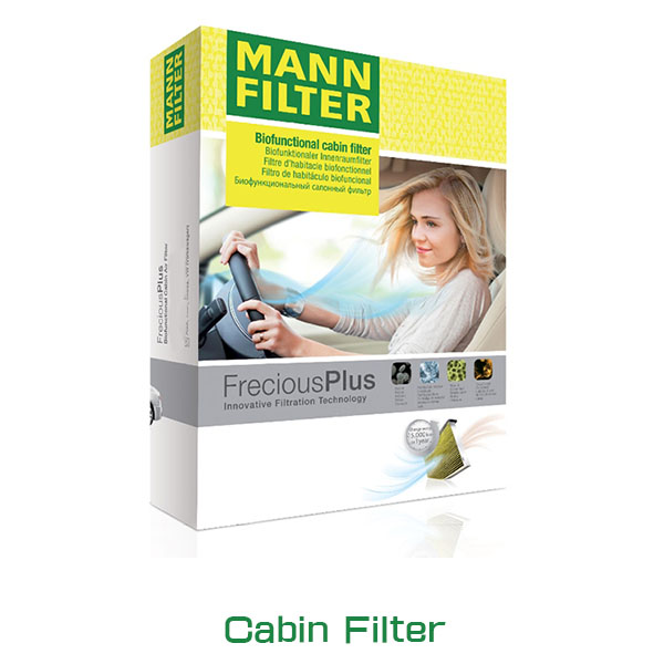 MANN FILTER マンフィルター FP29005 キャビン フィルター フレシャスプラス 輸入車用 ポリフェノール BENZ C、CLS、E、GLK、SL、SLS AMGクラス 左ハンドル用