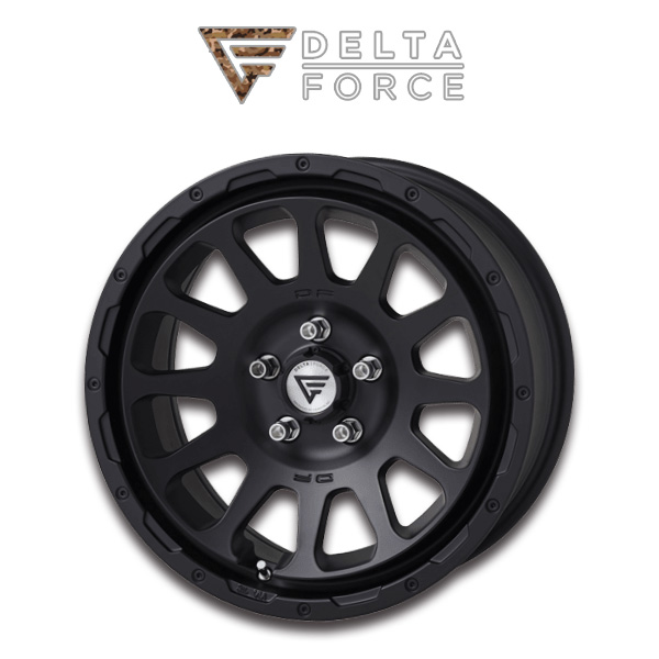 【デルタフォース】　タイヤホイール5本セット　ラングラー DELTA FORCE OVAL デルタフォース オーバル 17x8.0J 5/127 +40