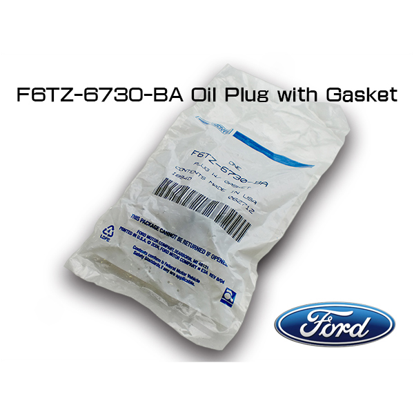 FORD純正エンジンオイルドレンプラグ（ガスケット付き）F6TZ-6730-BA