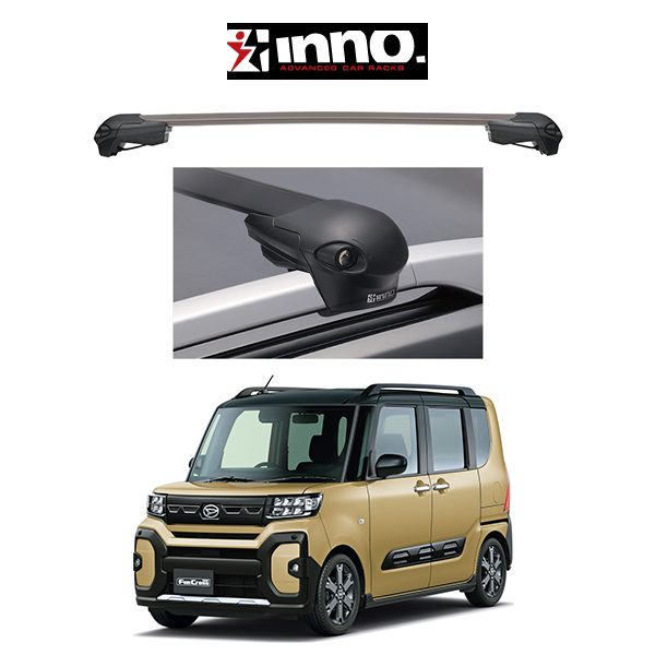 INNO ダイハツ タント ファンクロス ルーフレール付き車 R4.10