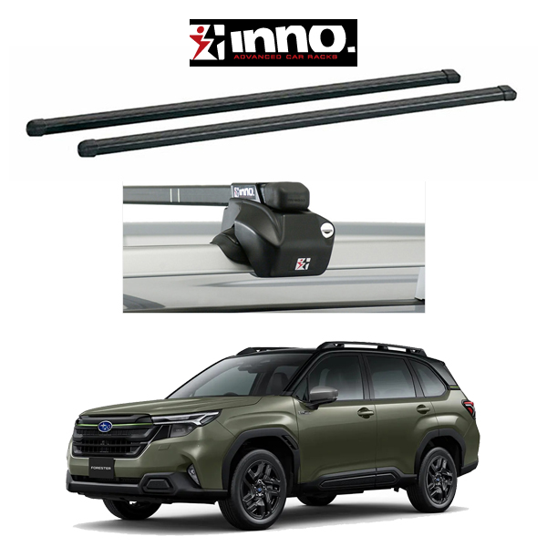 INNO スバル SK系 フォレスター　 エアロベースキャリア XS150 XB130 XB123 イノー　ルーフカーゴ付き in-sl-xb-sq.jpg