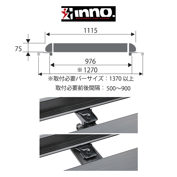 INNO ランドクルーザー 250 ZX VX 『車種別セット』INNO イノー
