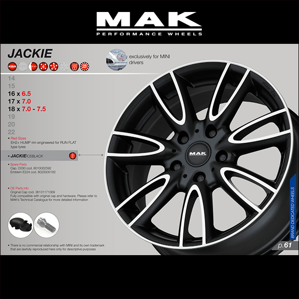 ◆カレーライス　◆ ミニ　クラブマン　MAKホイール17インチ4本セット ◇カレーライス 様 専用◇ ミニ クラブマン MAKホイール17インチ