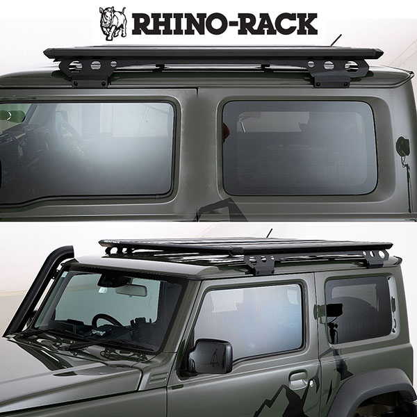 RHINO-RACK ジムニー シエラ プラットフォーム & リアラダーセット RHINO-RACK ライノラック ジムニー/ジムニーシエラ/ジムニー