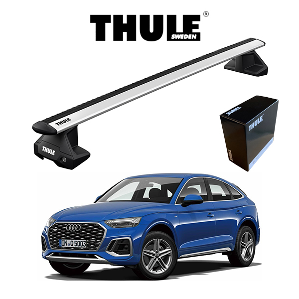 【値下げ】Thule 120cm アウディQ5用　TH753フットセット Amazon.co.jp: THULE スーリー ベースキャリア TH753 ラピッド