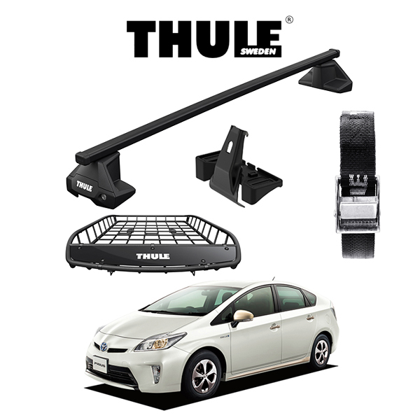 TOYOTA PRIUS ZVW30 トヨタ プリウス THULE スーリーベースキャリア スクエアバー キャリアバスケット Canyon 859XT  ストラップ セット : th-b-zvw30-sq-set : 6DEGREES-ONLINE - 通販 - Yahoo!ショッピング