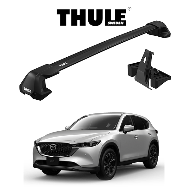 マツダ CX-5 ウィングバー EDGE ブラック ルーフラック 『車種別セット』THULE Base carriers （スーリーベースキャリア）  キャリアラック パーツ : th-b-cx5-edgeb : 6DEGREES-ONLINE - 通販 - Yahoo!ショッピング