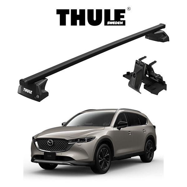 マツダ CX-8 ダイレクトルーフレール付車 スクエアバー ルーフラック 『車種別セット』THULE Base carriers  （スーリーベースキャリア） キャリアラック パーツ : th-b-cx8-sq : 6DEGREES-ONLINE - 通販 -  Yahoo!ショッピング