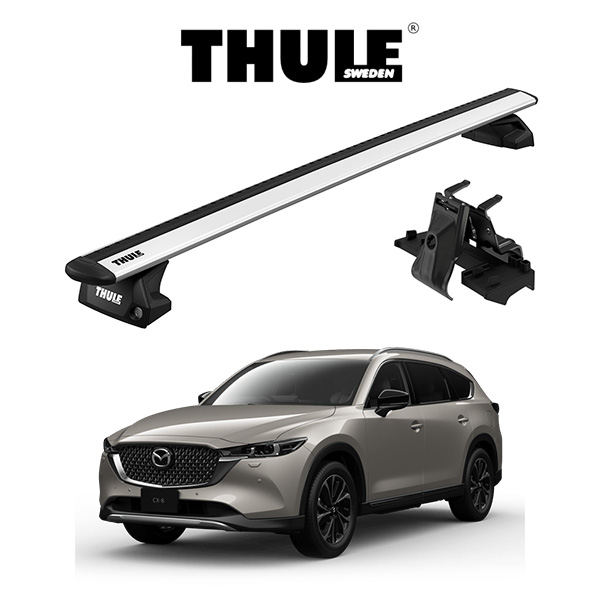 THULE ルーフキャリア　cx90ウィングバーevo THULE マツダ CX-3 ウィングバー EVO ブラック ルーフラック
