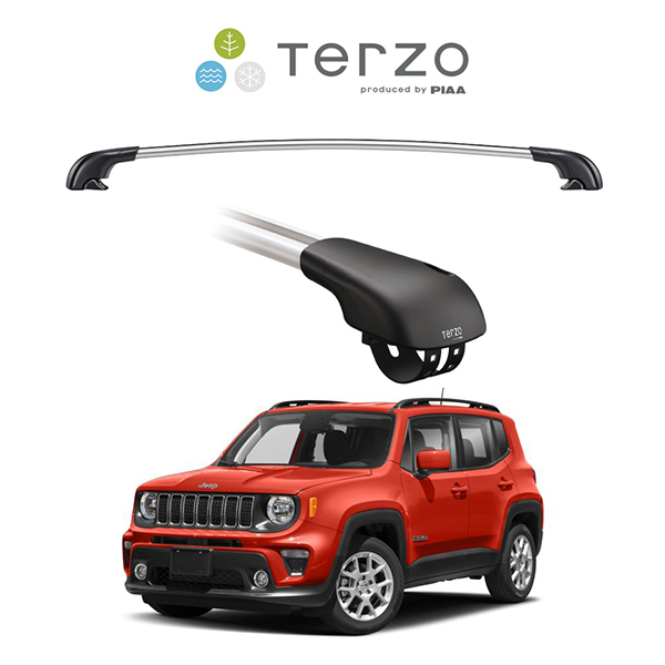Jeep Renegade ルーフキャリア3点セット TERZO 車種別セット Terzo テルッツオ ベースキャリア エアロバー